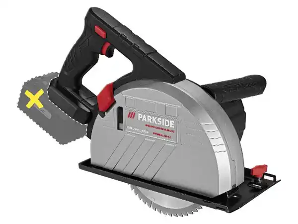 Bild 1 von PARKSIDE PERFORMANCE® 20 V Akku-Metallhandkreissäge »PPMSA 20-Li A1«, ohne Akku und Ladegerät