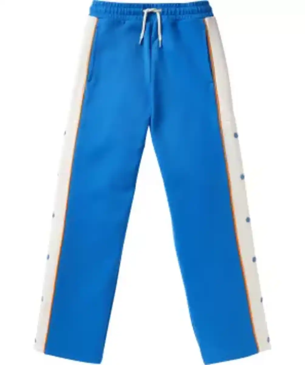 Bild 1 von Sporthose mit Knopfleisten, blau