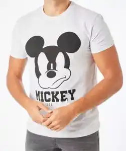 Mickey Mouse T-Shirt, grau melange