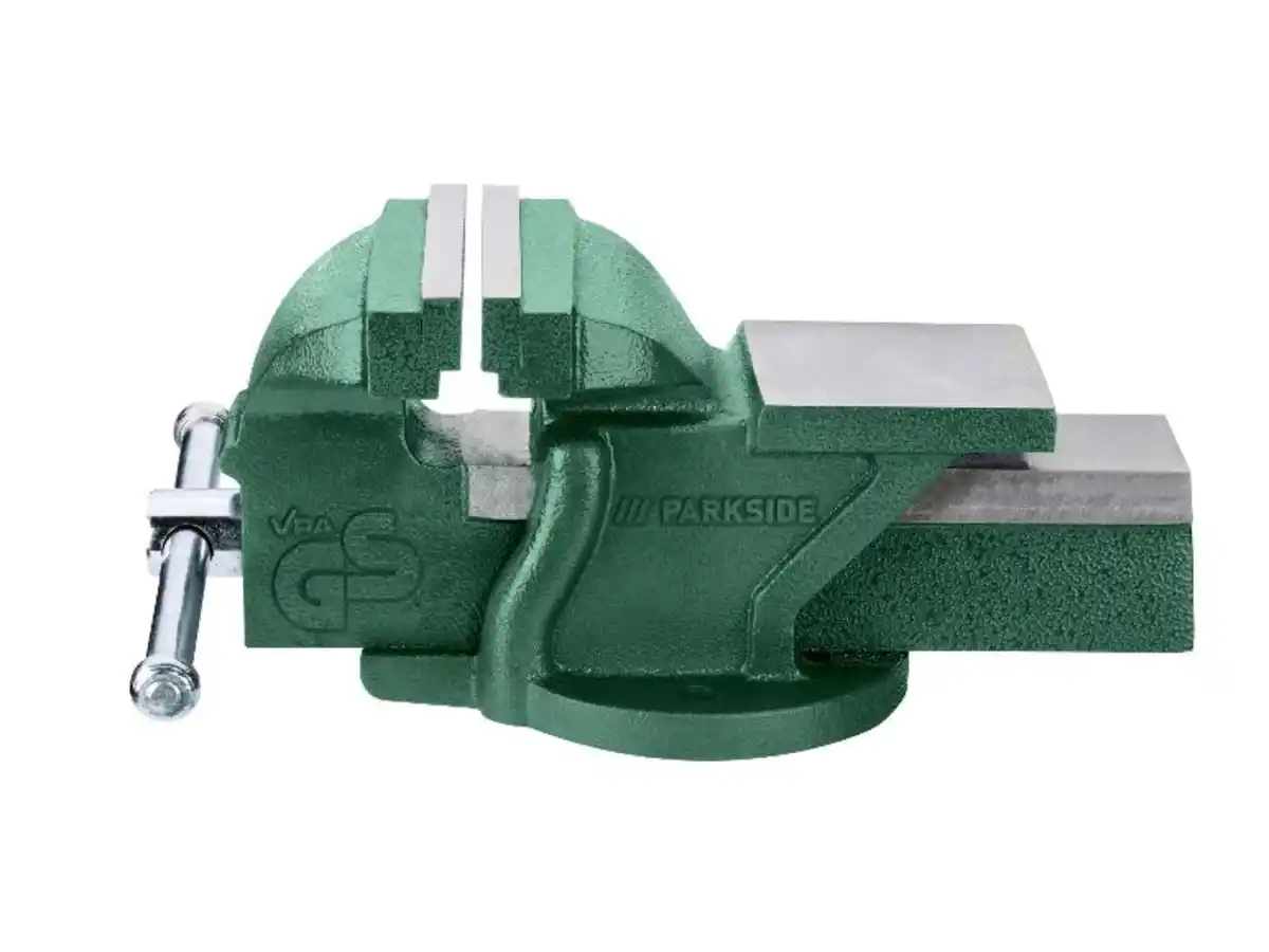 Bild 1 von PARKSIDE® Parallel-Schraubstock, mit Bohrlöchern und Korpus aus Gusseisen