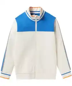 Sport-Sweatjacke mit Kontraststreifen, offwhite