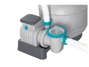 Bestway Sandfilteranlage mit Zeitschaltuhr 8.327 l/h, 280 W Grau