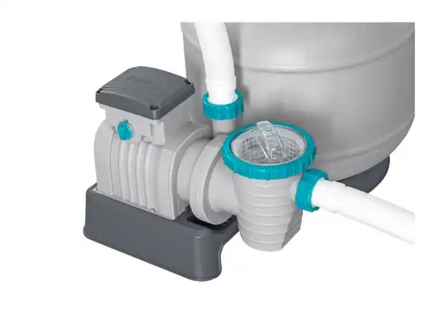 Bild 1 von Bestway Sandfilteranlage mit Zeitschaltuhr 8.327 l/h, 280 W Grau