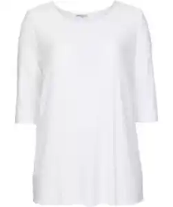 Strukturiertes Shirt, weiĂź