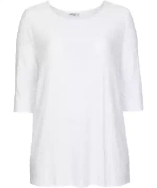 Bild 1 von Strukturiertes Shirt, weiß