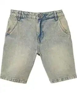 Jeans-Shorts aus Baumwolle, jeansblau