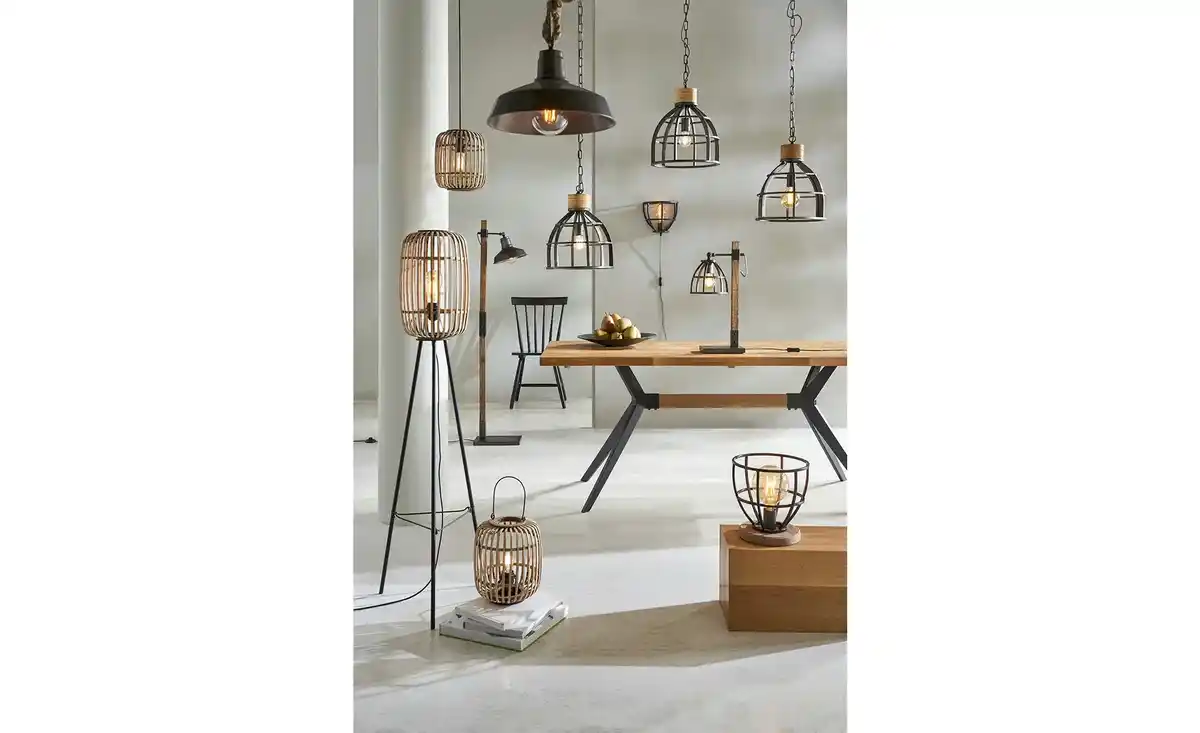 Bild 3 von Pendelleuchte, 1-flammig Metall schwarz