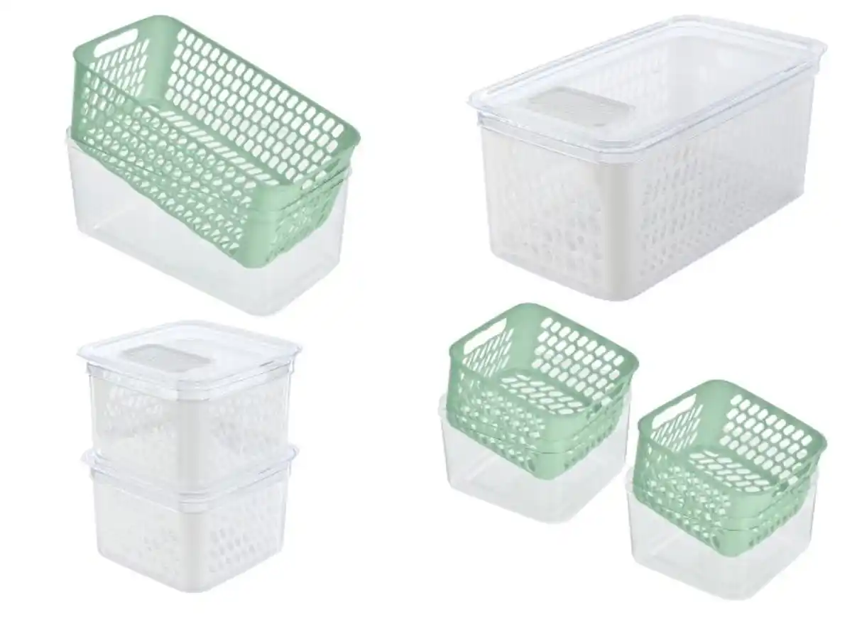 Bild 1 von LIVARNO home Frischhaltebox / Frischhalteboxen-Set, mit herausnehmbarer Abtropfeinsatz