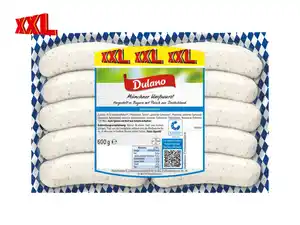 Dulano Münchner Weißwurst XXL,  600 g