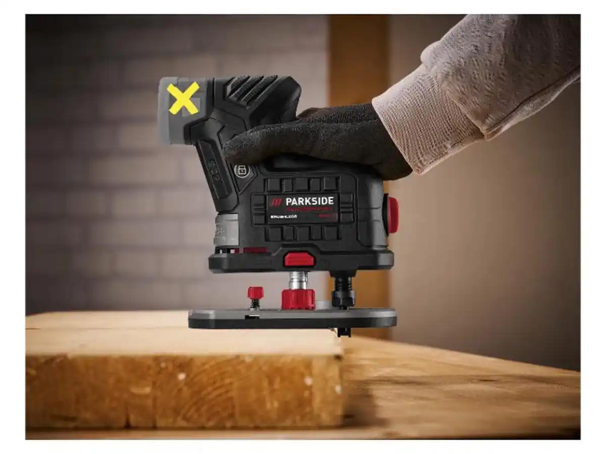 Bild 1 von PARKSIDE PERFORMANCE® 12 V Akku-Kantenfräse »PPAKF 12 A1«, ohne Akku und Ladegerät