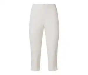 3/4-Stretchhose, weiß