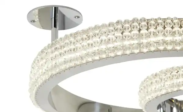 Bild 2 von KHG LED-Kristall-Deckenleuchte, `Kreise´