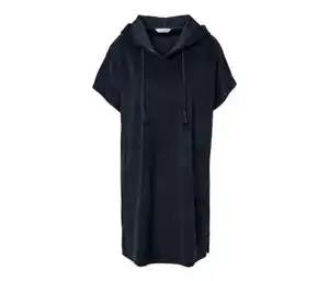 Frottee-Strandkleid, blau