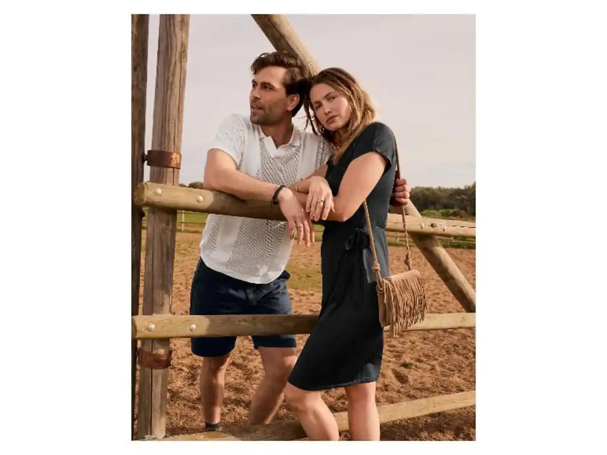 Bild 1 von esmara® Damen Kleid, in Wickeloptik