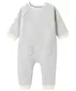Bild 1 von Newborn Strampler mit Rippbündchen, hellblau