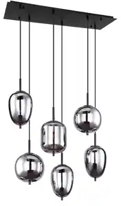 Hängeleuchte Blacky in Schwarz max. 40 Watt, Schwarz