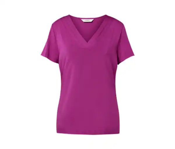 Bild 1 von Shirt mit Faltendetail, berry