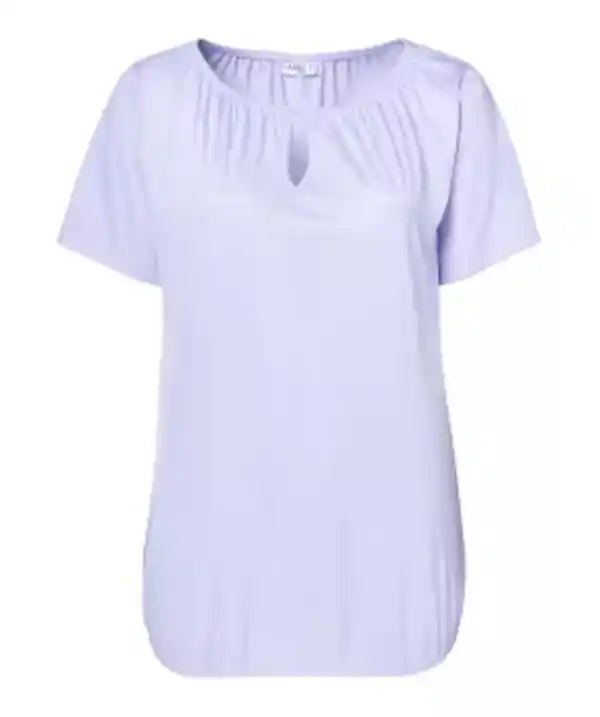 Bild 1 von T-Shirt mit elastischem Saum, lila