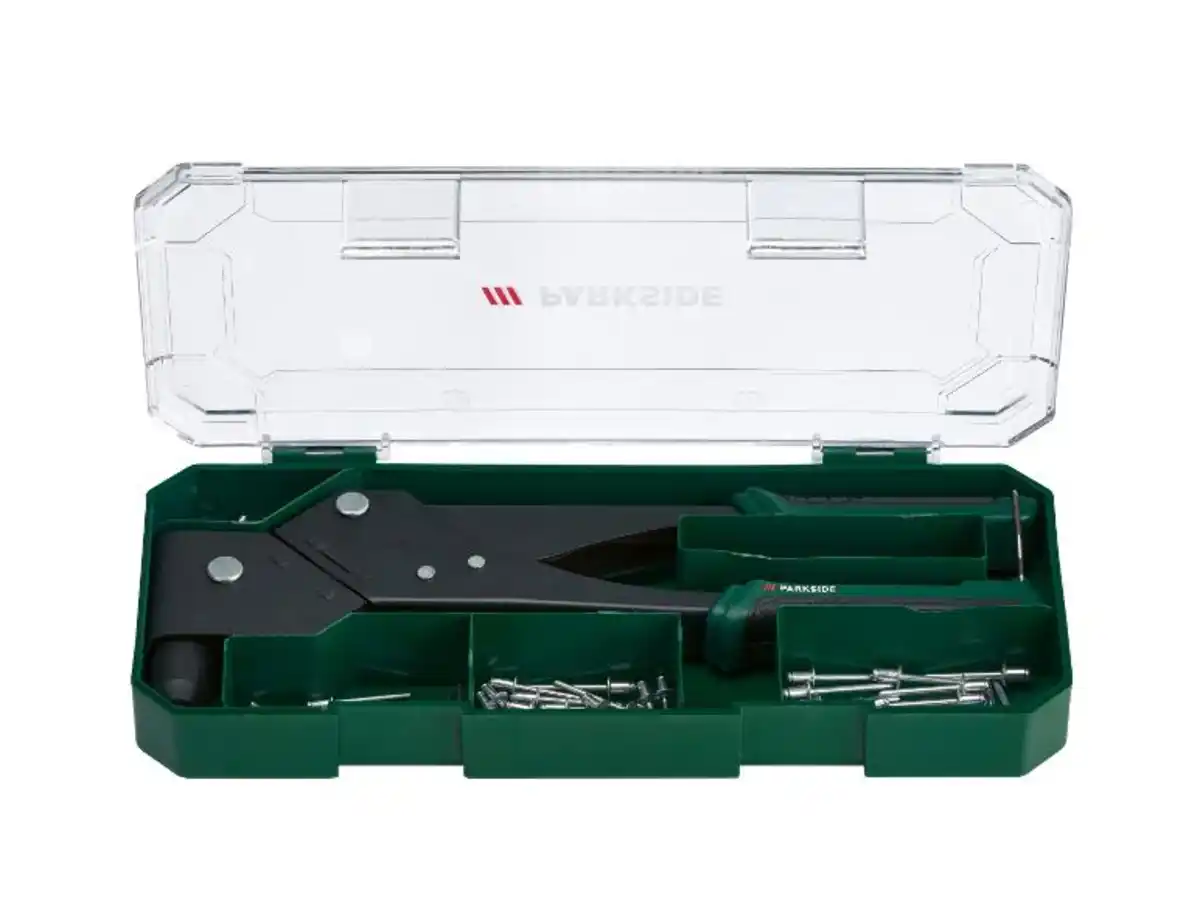 Bild 1 von PARKSIDE® Blindnietzangen-Set, mit 360° drehbarem Nietkopf