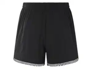 esmara® Damen Shorts, mit Häkelspitze