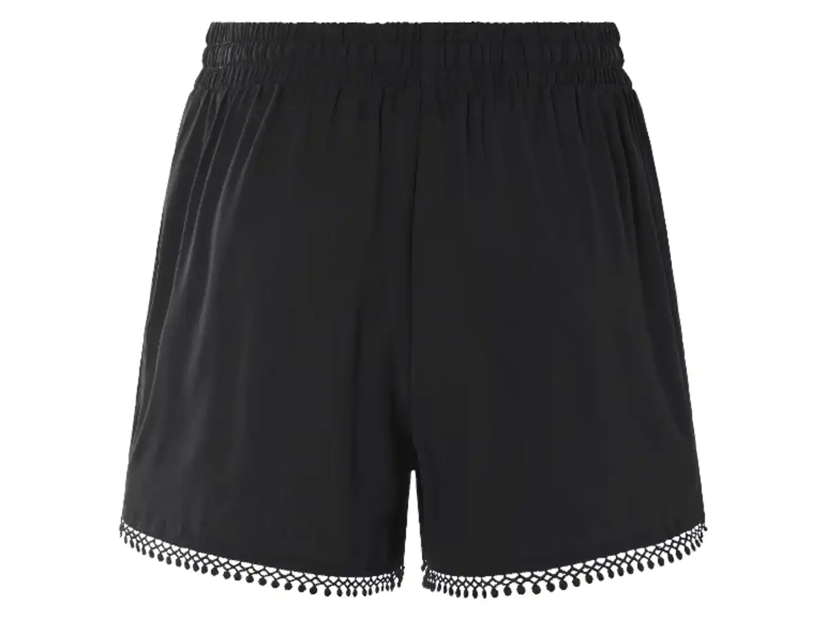 Bild 1 von esmara® Damen Shorts, mit Häkelspitze