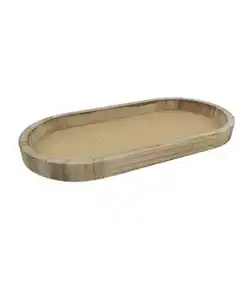 Dekotablett, naturfarben