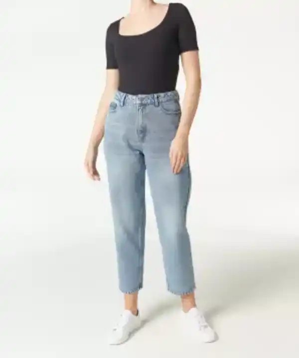 Bild 1 von Mom-Jeans, jeansblau