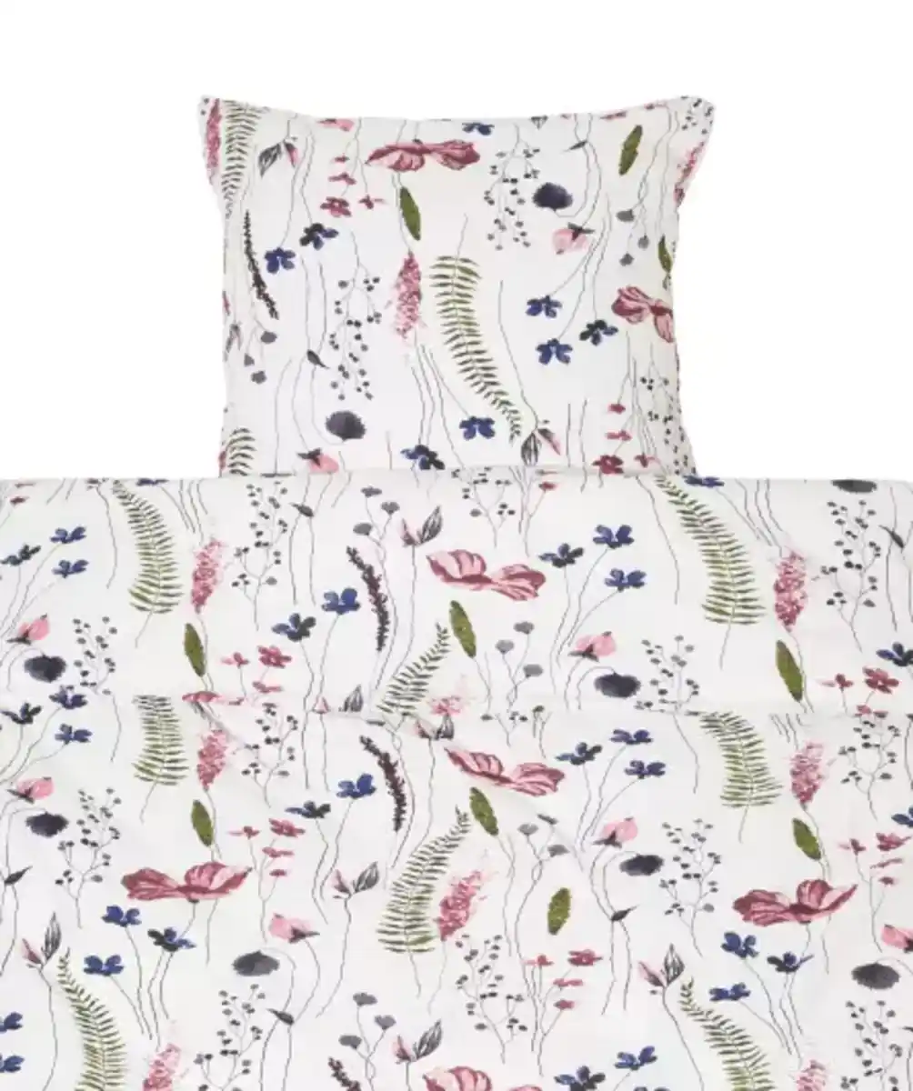 Bild 1 von Seersucker-Bettwäsche mit Blumen, bunt