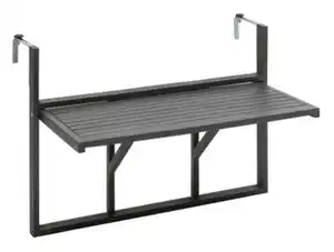 Dehner Balkonhängetisch, ca. B90/H65/T41,7 cm