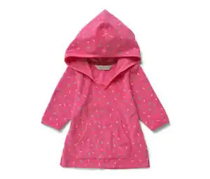 Kinder-Frottierponcho, pink