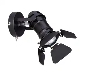 Strahler Egon in Schwarz max. 50 Watt, Schwarz