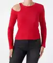 Bild 1 von Langarmshirt mit Cut-out, rot