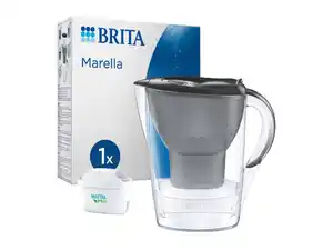 BRITA Wasserfilter Kanne Marella graphit inkl . 1x MAXTRA PRO All-in 1 Filterkartusche