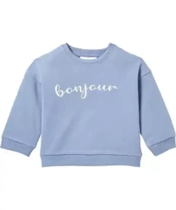 Bild 1 von Sweatshirt Schriftzüge, hellblau
