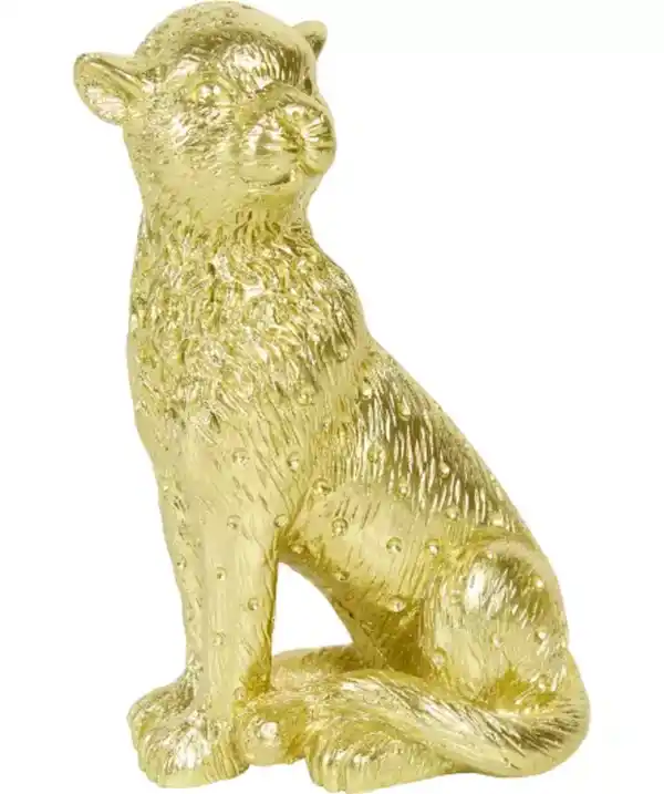 Bild 1 von Deko-Leopard, gold glänzend