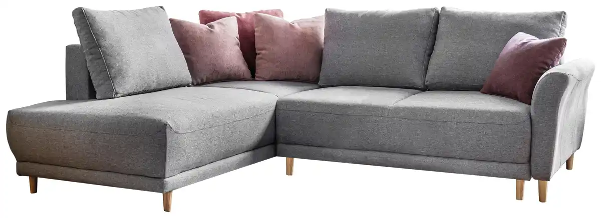 Bild 1 von Eckschlafsofa Lovely Annie Hellgrau, Hellgrau