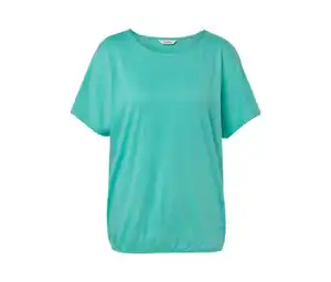 Ăśberschnittenes Blusenshirt, aqua