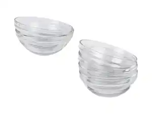 LIVARNO home Glas-Servierschalen-Set