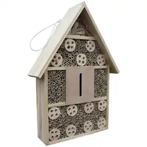 Insektenhotel mittel, Kiefernholz, inkl. Füllmaterial, 100 Brutfächer