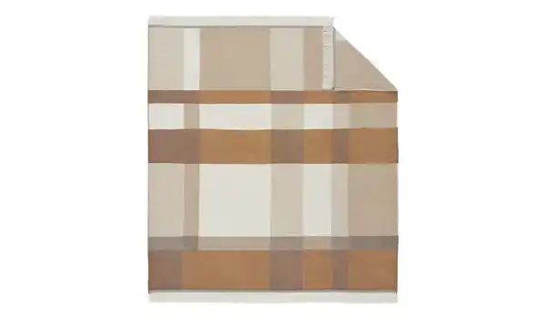 Bild 2 von como superior Wohndecke Karo-Strickdecke