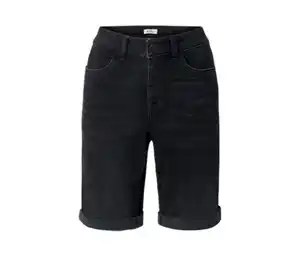 Bermuda Jeans ‒ Fit »Lea«, black denim