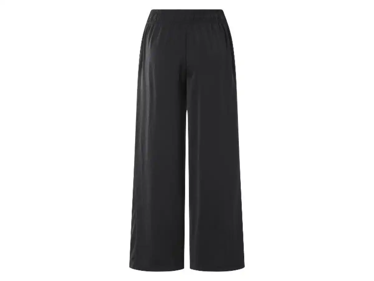 Bild 1 von esmara® Damen Wide-Leg-Satinhose / Satinhose, mit seitlichen Eingrifftaschen