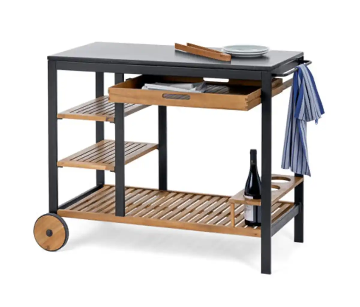 Bild 1 von Grillwagen »Elin« mit Polyzement-Arbeitsfläche