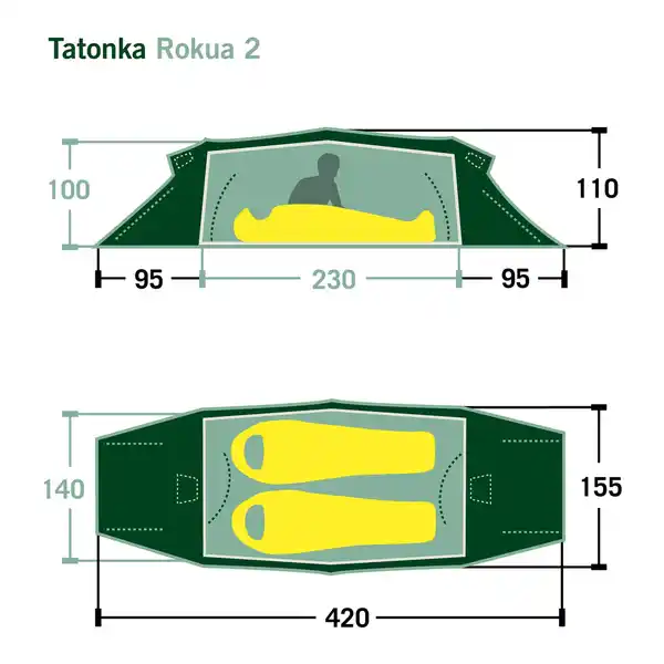 Bild 2 von ROKUA 2 - Tunnelzelt