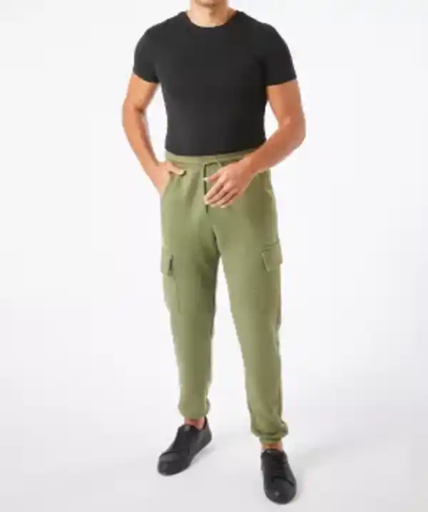 Bild 1 von Jogginghose mit Cargotaschen, Khaki