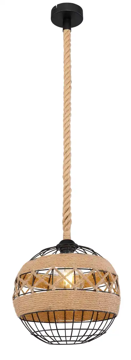 Bild 1 von Hängeleuchte 69029H1 max. 60 Watt, Braun, Schwarz