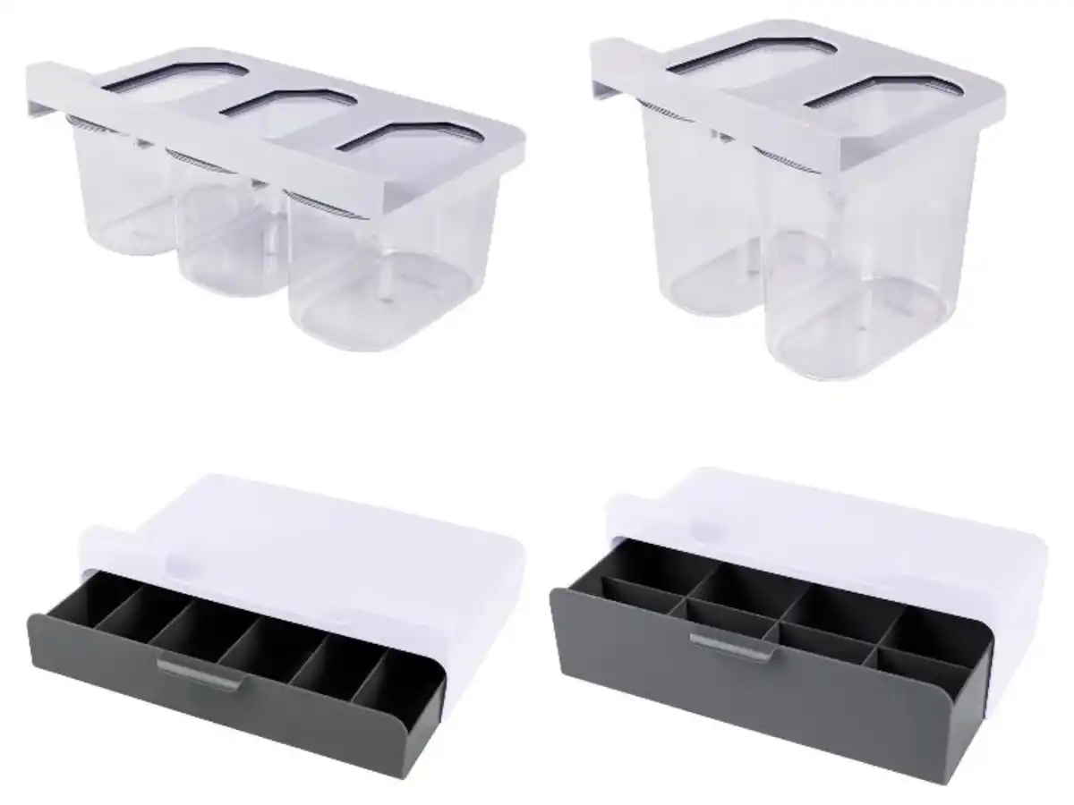 Bild 1 von LIVARNO home Unterregal-Vorratsbehälter / Unterregal für Kaffeekapseln / Unterregal für Teebeutel,  5 Kaffeekapseln