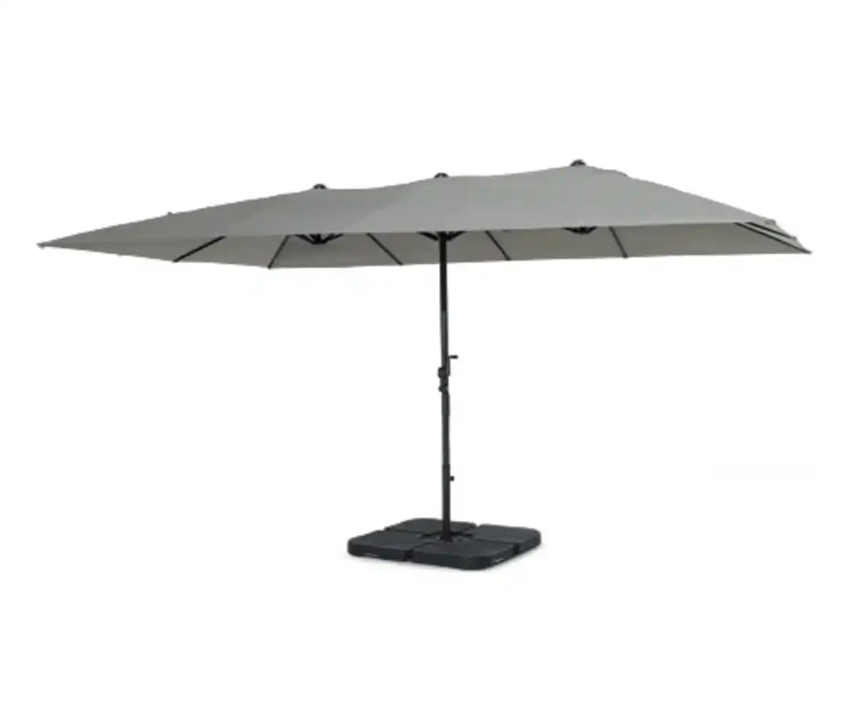 Bild 1 von Leco Doppel-Sonnenschirm, hellgrau