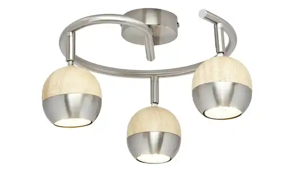 Bild 3 von KHG LED-Spot, 3-flammig mit Holz