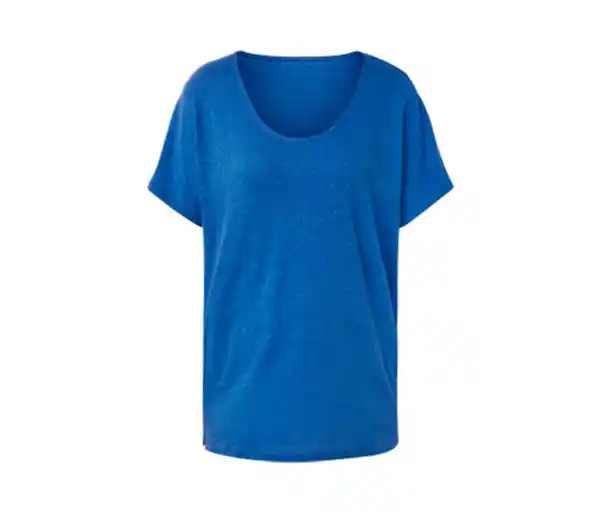 Bild 1 von Shirt aus Leinenmix, kobaltblau